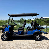 Limo Renegade V3 6 Seater Electric Golf Cart Family Fun 72v 4000 Watt High Power Golf Cart - DARK GREY
