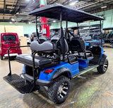 Limo Renegade V3 6 Seater Electric Golf Cart Family Fun 72v 4000 Watt High Power Golf Cart - DARK GREY