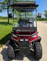 Limo Renegade V3 6 Seater Electric Golf Cart Family Fun 72v 4000 Watt High Power Golf Cart - DARK GREY