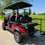 Limo Renegade V3 6 Seater Electric Golf Cart Family Fun 72v 4000 Watt High Power Golf Cart - DARK GREY