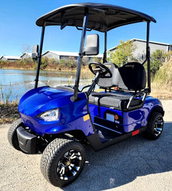 48V Electric Golf Cart 2 Seater Renegade X Edition Golf Cart - BLUE