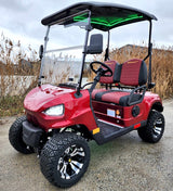48V Electric Golf Cart 2 Seater Renegade Light Edition Utility Golf UTV - LIGHT EDITION - RED