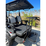 48V Electric Golf Cart 4 Seater Lifted Renegade+ Edition Utility Golf UTV Compare To Coleman Kandi 4p - Silver