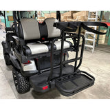 48V Electric Golf Cart 4 Seater Lifted Renegade+ Edition Utility Golf UTV Compare To Coleman Kandi 4p - Silver