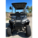 48V Electric Golf Cart 4 Seater Lifted Renegade+ Edition Utility Golf UTV Compare To Coleman Kandi 4p - Red
