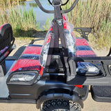 48V Electric Golf Cart 6 Seater Lifted Renegade+ Edition Utility Golf UTV Compare To Coleman Kandi 6p - Black