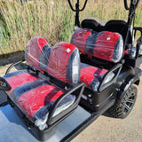 48V Electric Golf Cart 6 Seater Lifted Renegade+ Edition Utility Golf UTV Compare To Coleman Kandi 6p - Black