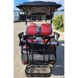 48V Electric Golf Cart 6 Seater Lifted Renegade+ Edition Utility Golf UTV Compare To Coleman Kandi 6p - Black