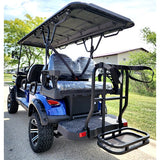 48V Electric Golf Cart 6 Seater Lifted Renegade+ Edition Utility Golf UTV Compare To Coleman Kandi 6p - Blue