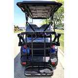 48V Electric Golf Cart 6 Seater Lifted Renegade+ Edition Utility Golf UTV Compare To Coleman Kandi 6p - Blue