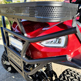 48V Electric Golf Cart 6 Seater Lifted Renegade+ Edition Utility Golf UTV Compare To Coleman Kandi 6p - Red