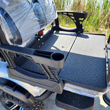 48V Electric Golf Cart 6 Seater Lifted Renegade+ Edition Utility Golf UTV Compare To Coleman Kandi 6p - White