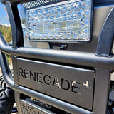 48V Electric Golf Cart 6 Seater Lifted Renegade+ Edition Utility Golf UTV Compare To Coleman Kandi 6p - Black