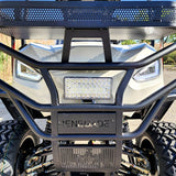 48V Electric Golf Cart 6 Seater Lifted Renegade+ Edition Utility Golf UTV Compare To Coleman Kandi 6p - White