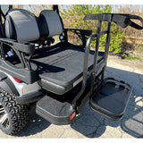 48V Electric Golf Cart 4 Seater Lifted Renegade+ Edition Utility Golf UTV Compare To Coleman Kandi 4p - Silver