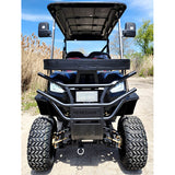 48V Electric Golf Cart 4 Seater Lifted Renegade+ Edition Utility Golf UTV Compare To Coleman Kandi 4p - Silver