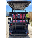 48V Electric Golf Cart 4 Seater Lifted Renegade+ Edition Utility Golf UTV Compare To Coleman Kandi 4p - Silver
