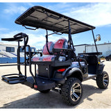 48V Electric Golf Cart 4 Seater Lifted Renegade+ Edition Utility Golf UTV Compare To Coleman Kandi 4p - Matte Black