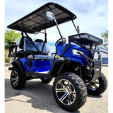 48V Electric Golf Cart 4 Seater Lifted Renegade+ Edition Utility Golf UTV Compare To Coleman Kandi 4p - Blue