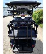 48V Electric Golf Cart 4 Seater Lifted Renegade+ Edition Utility Golf UTV Compare To Coleman Kandi 4p - Blue