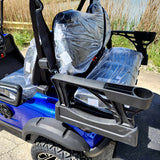 48V Electric Golf Cart 4 Seater Lifted Renegade+ Edition Utility Golf UTV Compare To Coleman Kandi 4p - Blue