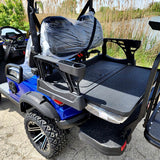 48V Electric Golf Cart 4 Seater Lifted Renegade+ Edition Utility Golf UTV Compare To Coleman Kandi 4p - Blue