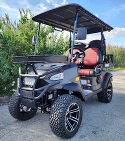 48V Electric Golf Cart 4 Seater Lifted Renegade+ 2.0 Edition Utility Golf UTV King To Coleman Kandi 4p - Charcoal
