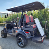 48V Electric Golf Cart 4 Seater Lifted Renegade+ 2.0 Edition Utility Golf UTV King To Coleman Kandi 4p - Charcoal