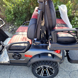 48V Electric Golf Cart 4 Seater Lifted Renegade+ 2.0 Edition Utility Golf UTV King To Coleman Kandi 4p - Charcoal