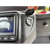 48V Electric Golf Cart 4 Seater Lifted Renegade+ Edition Utility Golf UTV Compare To Coleman Kandi 4p - Silver