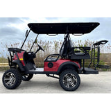 48V Electric Golf Cart 4 Seater Lifted Renegade+ Edition Utility Golf UTV Compare To Coleman Kandi 4p - Matte Black