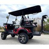 48V Electric Golf Cart 4 Seater Lifted Renegade+ Edition Utility Golf UTV Compare To Coleman Kandi 4p - Silver