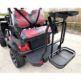 48V Electric Golf Cart 4 Seater Lifted Renegade+ Edition Utility Golf UTV Compare To Coleman Kandi 4p - Silver