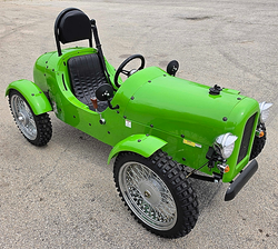 125cc Vintage Roadster Semi Automatic With Reverse Golf Cart Go Kart Mini Jeep & Electric Start - ZH-LYC-125 - Green