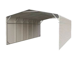 GSI - 20'W x 20'L x 12'H Metal Car Port Storage Garage Canopy Shelter With Steel Tube Frame - S2020