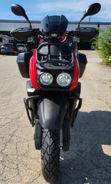 GSI - 200cc Saddle Bag Tank 4 Stroke EFI Gas Moped Scooter W/ Disc Brakes - SADDLE BAG TANK 200