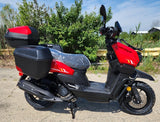 GSI - 200cc Saddle Bag Tank 4 Stroke EFI Gas Moped Scooter W/ Disc Brakes - SADDLE BAG TANK 200