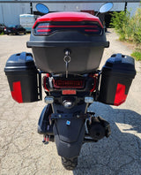 GSI - 200cc Saddle Bag Tank 4 Stroke EFI Gas Moped Scooter W/ Disc Brakes - SADDLE BAG TANK 200