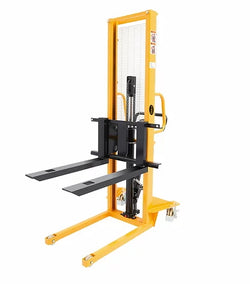 Manual Lift Table W/Adjustable Fork - 1100lbs Capacity- 63" lifting height - SDJA500