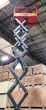 Electric Scissor Lift XL With 21.5 Foot Working Height Man Lift - SJY0307