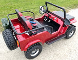 Mini Safari Jeep Mini Gas Golf Cart With 125cc Motor Lifted & Loaded - Jeep GR-2