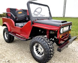 Mini Safari Jeep Mini Gas Golf Cart With 125cc Motor Lifted & Loaded - Jeep GR-2