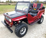 Mini Safari Jeep Mini Gas Golf Cart With 125cc Motor Lifted & Loaded - Jeep GR-2