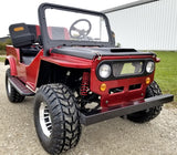 Mini Safari Jeep Mini Gas Golf Cart With 125cc Motor Lifted & Loaded - Jeep GR-2