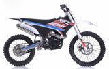 250cc 4-Stroke 5 Speed Manual Apollo Dirt Bike with Electric & Kick Start & 21”/18” Off-Road Wheels - THUNDER 250 DLX