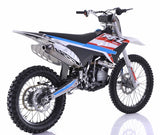 250cc 4-Stroke 5 Speed Manual Apollo Dirt Bike with Electric & Kick Start & 21”/18” Off-Road Wheels - THUNDER 250 DLX