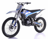 250cc 4-Stroke 5 Speed Manual Apollo Dirt Bike with Electric & Kick Start & 21”/18” Off-Road Wheels - THUNDER 250 DLX