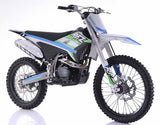 250cc 4-Stroke Dirt Bike with Electric & Kick Start & 21”/18” Off-Road Wheels - THUNDER 250