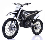 250cc 4-Stroke Dirt Bike with Electric & Kick Start & 21”/18” Off-Road Wheels - THUNDER 250