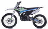 250cc 4-Stroke 5 Speed Manual Apollo Dirt Bike with Electric & Kick Start & 21”/18” Off-Road Wheels - THUNDER 250 DLX